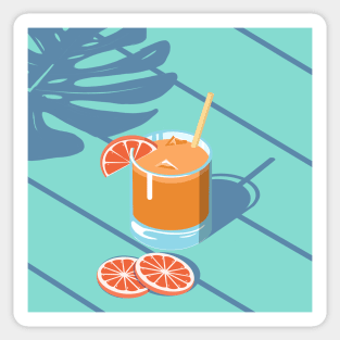 Orange juice Sticker